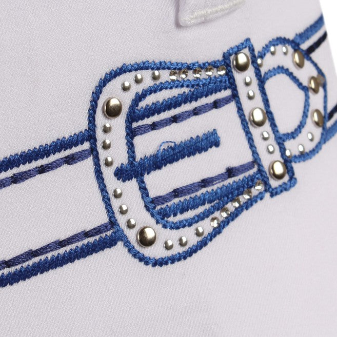 ANIMO ANIMO Bianco Pantaloni Da Equitazione 16AMNABABBO V1BIANCO 
