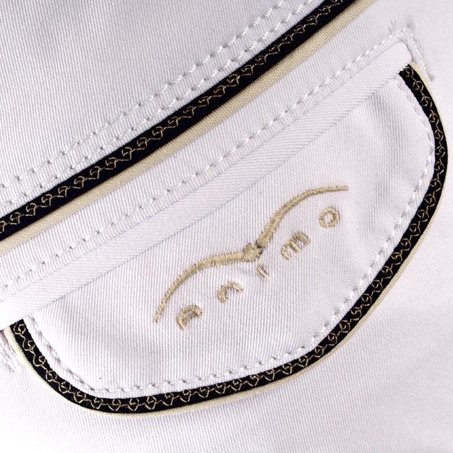 ANIMO ANIMO Bianco Pantaloni Da Equitazione 16AMNIDIA 02BIANCO 