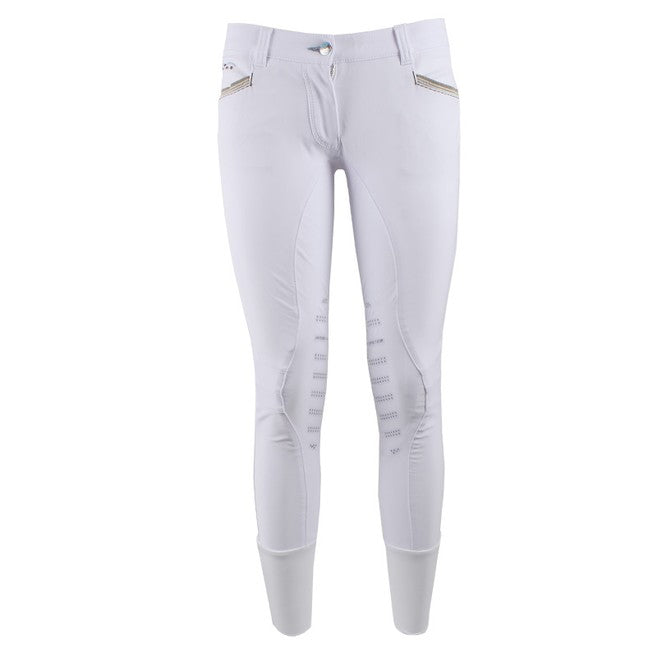 ANIMO ANIMO Bianco Beige Pantaloni Da Equitazione 16AMNOLIMIT/15 V40/BIBEI 
