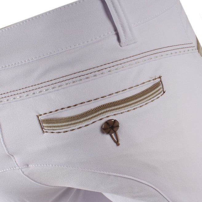 ANIMO ANIMO Bianco Beige Pantaloni Da Equitazione 16AMNOLIMIT/15 V40/BIBEI 
