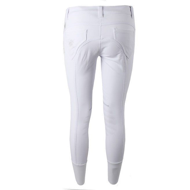 ANIMO ANIMO Bianco Pantaloni Da Equitazione 16AMNUKINO 02BIANCO 