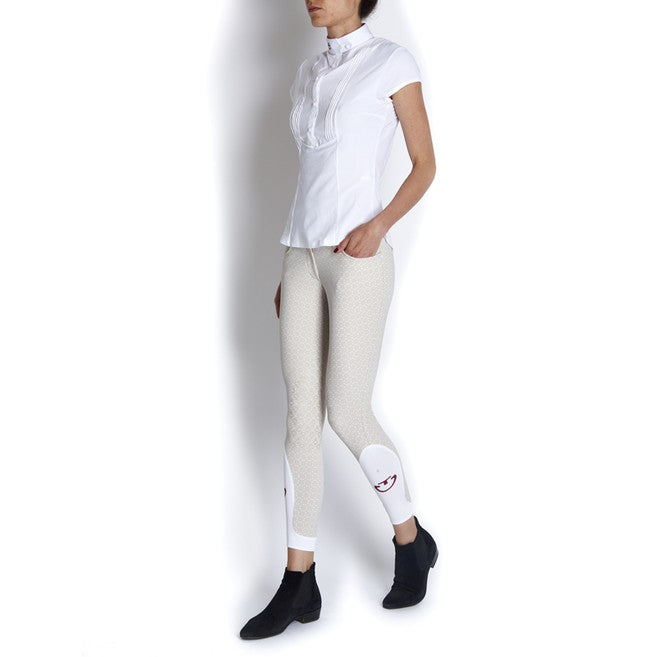 CAVALLERIA TOSCANA Cavalleria Toscana Pantaloni Da Equitazione 18CTPAD056JF0101000 Beige 18CTPAD056JF010 1000BEIGE 