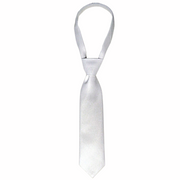 TATTINI TATTINI CRAVATTA IN COTONE PIQUE' Bianco per cravatte e plastron 09TA0904095 BIANCO 