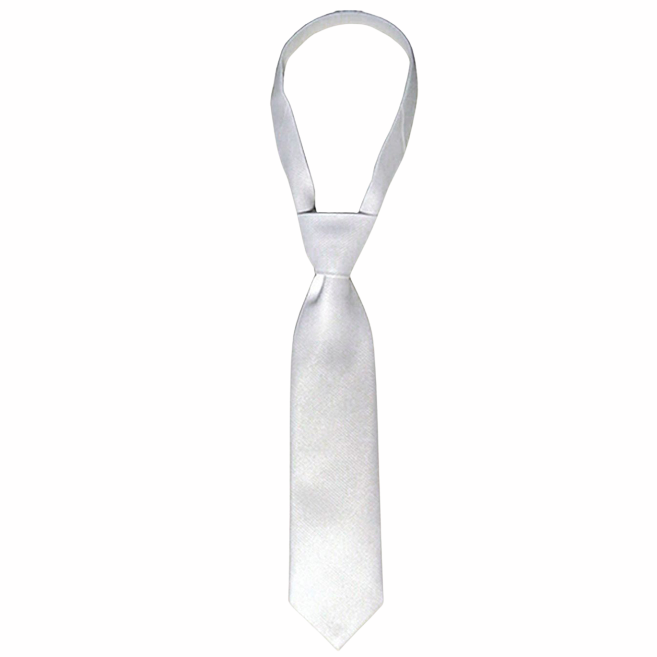 TATTINI TATTINI CRAVATTA IN COTONE PIQUE' Bianco per cravatte e plastron 09TA0904095 BIANCO 