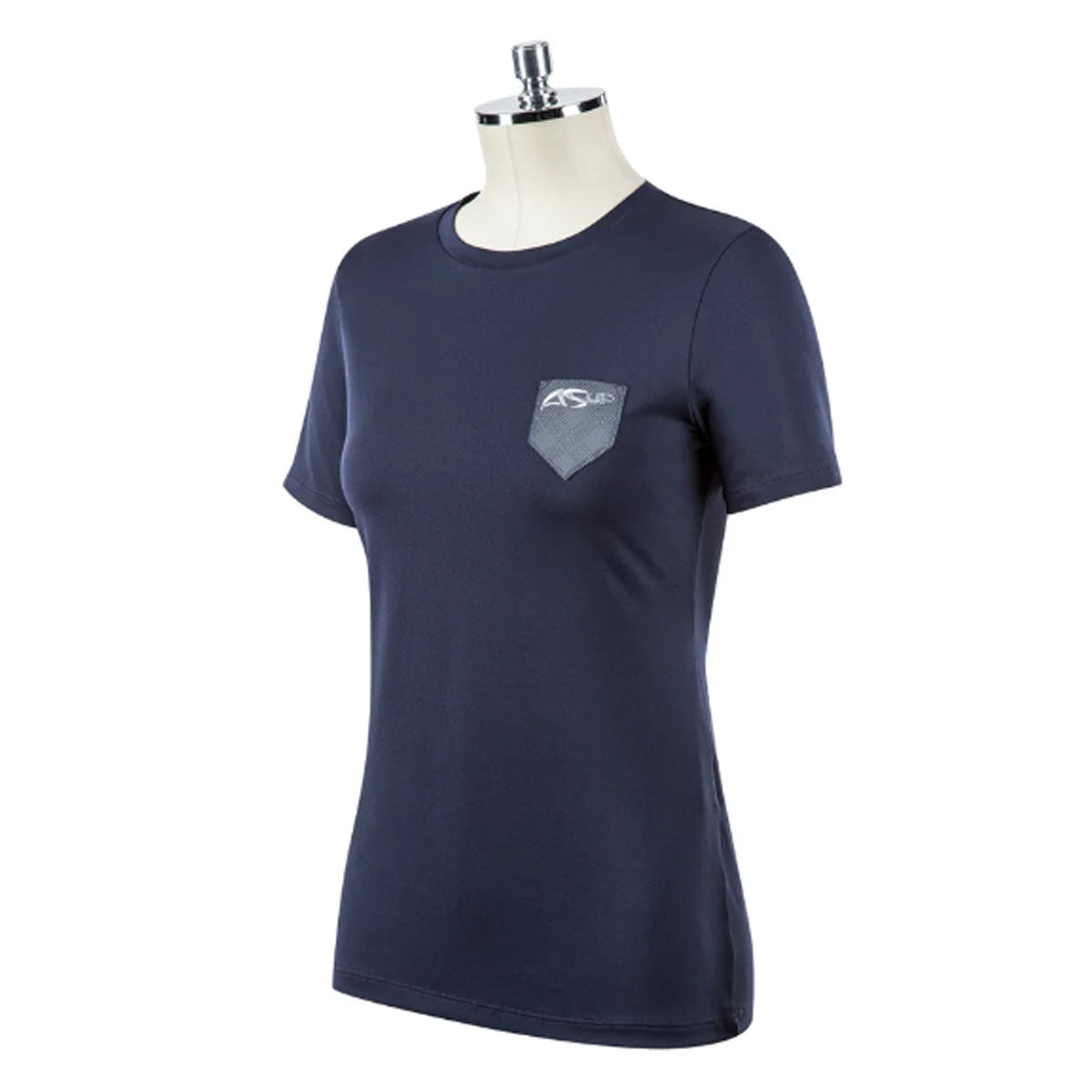 ANNA SCARPATI T-SHIRT DONNA FELLET 30AS-FELLET BLU NAVY 