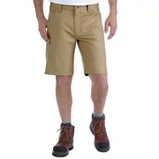CARHARTT Carhartt Rugged Professional Relaxed Fit Short 10" Kaki bermuda professionale in canvas elasticizzato 30CA-103111 DARK KHAKI 
