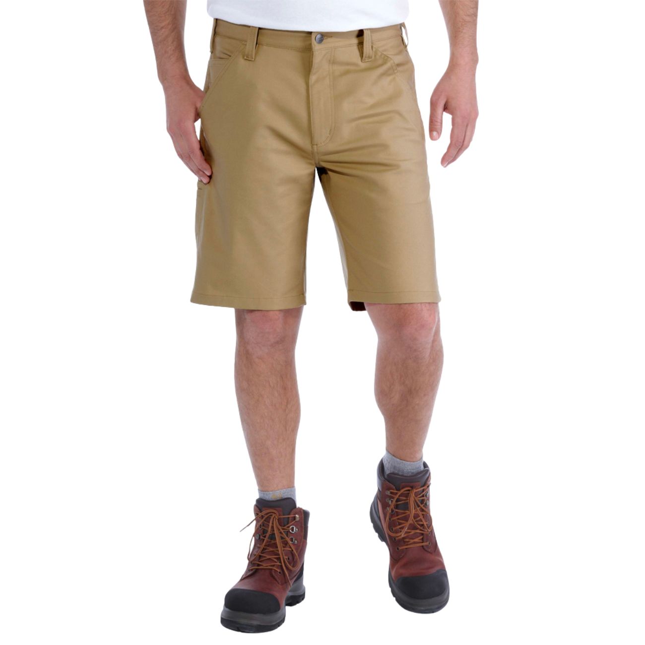 CARHARTT Bermuda Uomo Rugged Professional Beige 30CA-103111 DARK KHAKI 