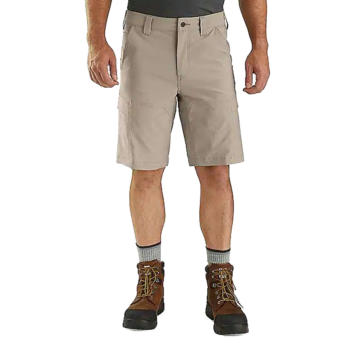 CARHARTT Carhartt Force Lightweight Ripstop Cargo Short 11" Tan corto cargo leggero in ripstop elasticizzato 30CA-103580 TAN 
