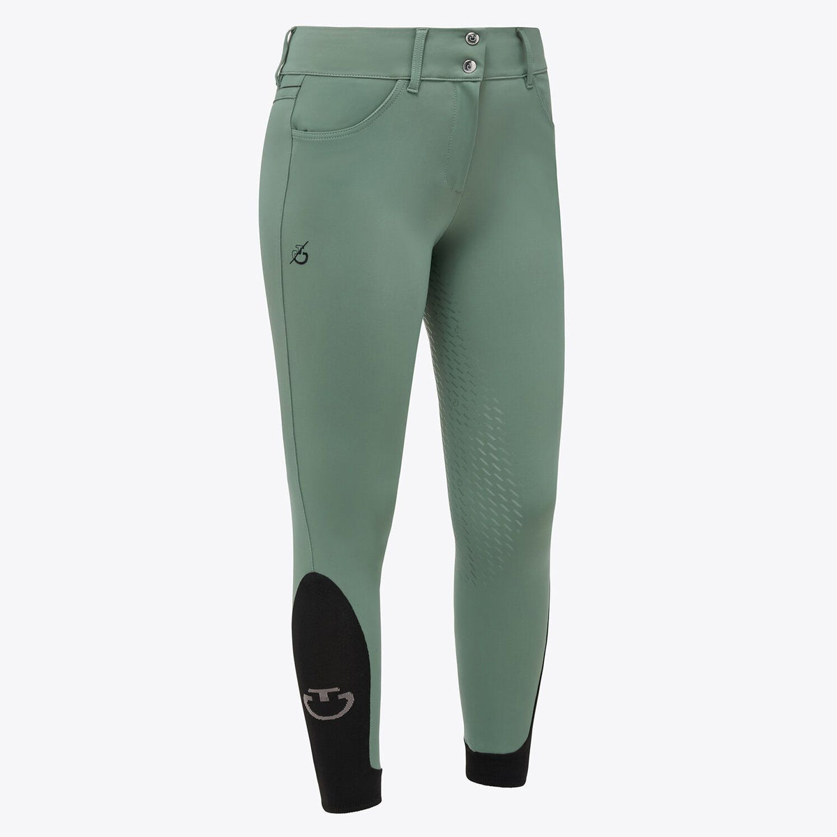 CAVALLERIA TOSCANA Cavalleria Toscana Pantaloni Da Equitazione 30CT-PAD186JE0105J005J00 Verde 30CT-PAD186JE010 5J005J00 EMERALD GREY 