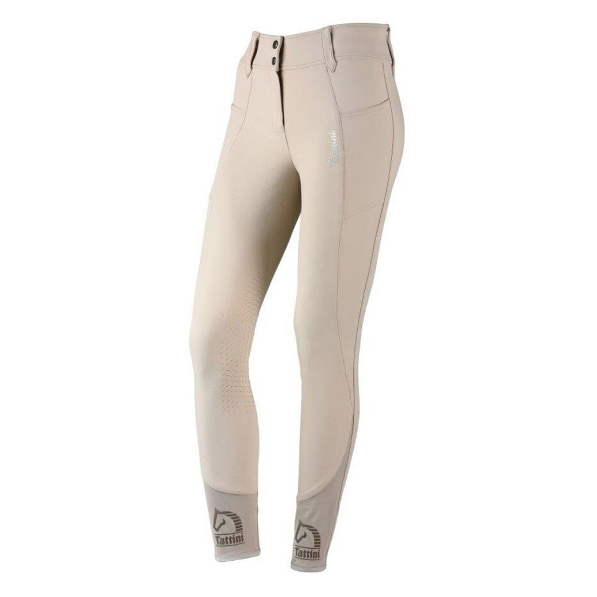 TATTINI PANTALONI DONNA GRIP AL GINOCCHIO SALICE 30TA-0215999 BEIGE 