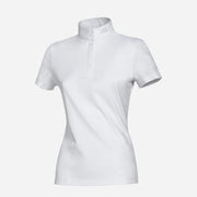 EQUILINE POLO DA CONCORSO DONNA MANICA CORTA ESDIE 32EQ-ES024PH00903 001BIANCO 