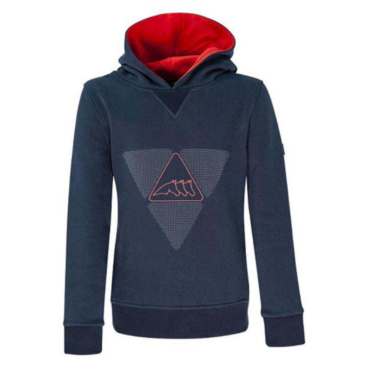 EQUILINE EQUILINE Felpa Con Cappuccio Stitch Junior PM-EQ-192MR09373 002BLU 