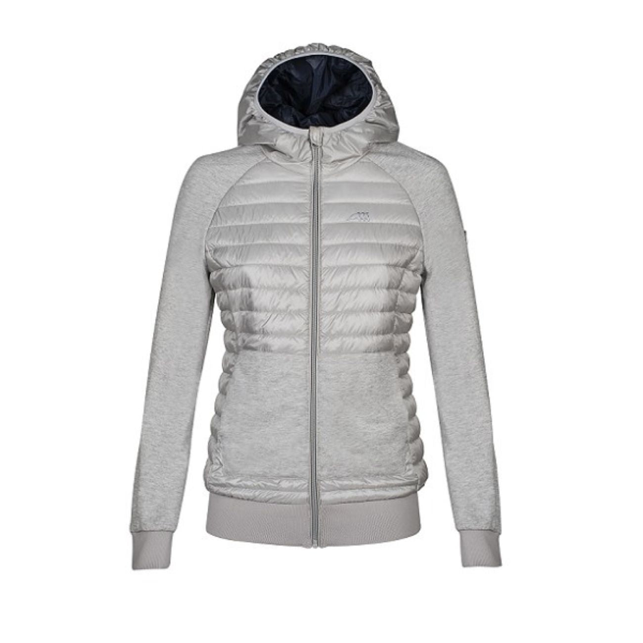 EQUILINE Giacca Ibrida Donna Con Cappuccio Opal PM-EQ-192MR09706 070GRIGIO MELANGE 