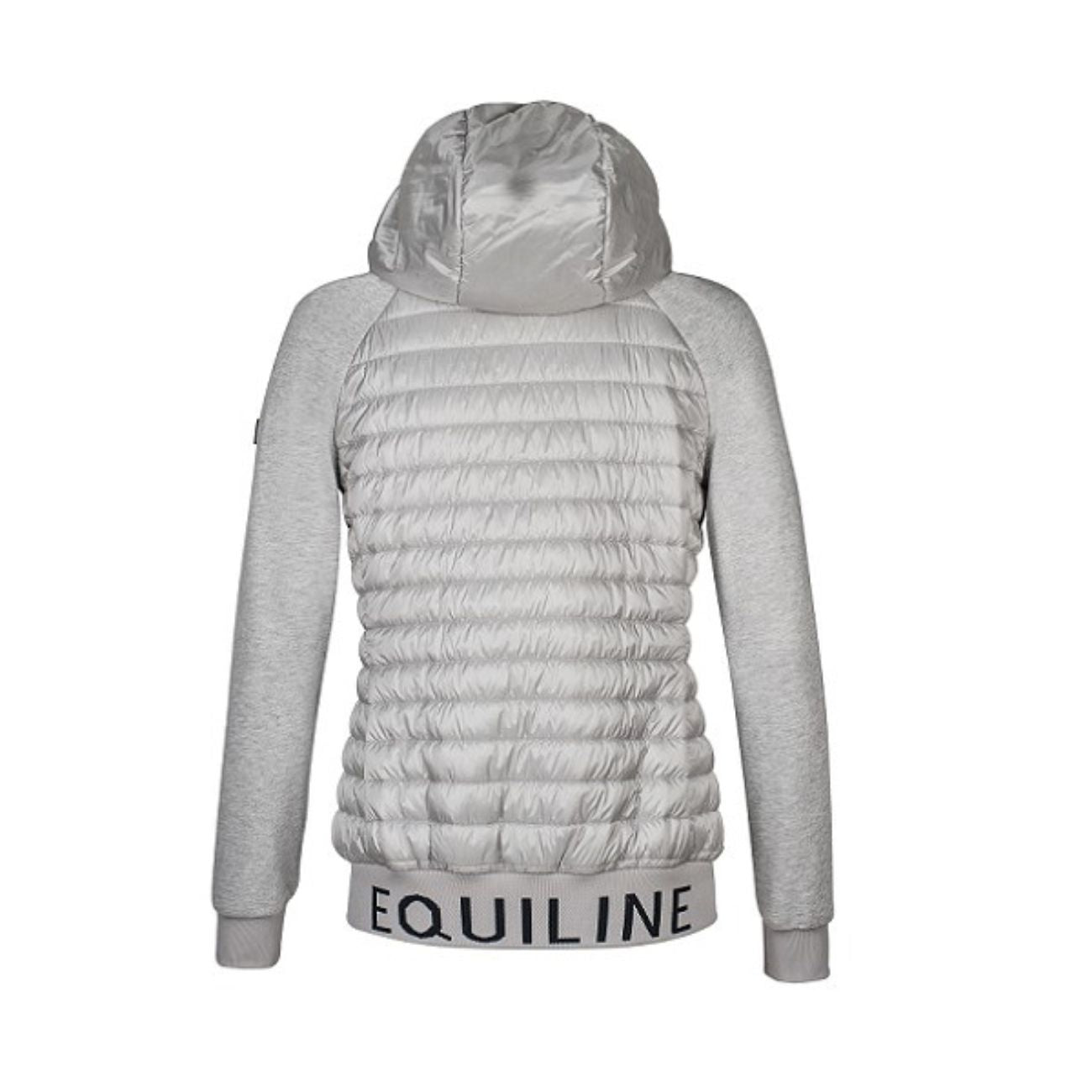 EQUILINE Giacca Ibrida Donna Con Cappuccio Opal PM-EQ-192MR09706 070GRIGIO MELANGE 