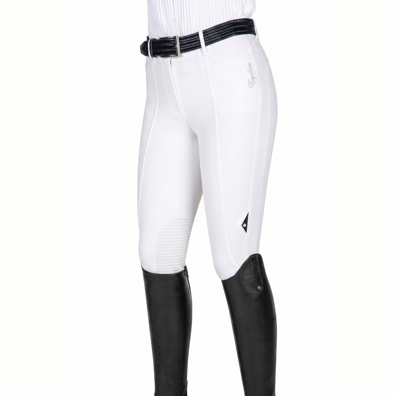 EQUILINE Pantalone Donna Asia Bianco PM-EQ-194MN08794 001BIANCO 