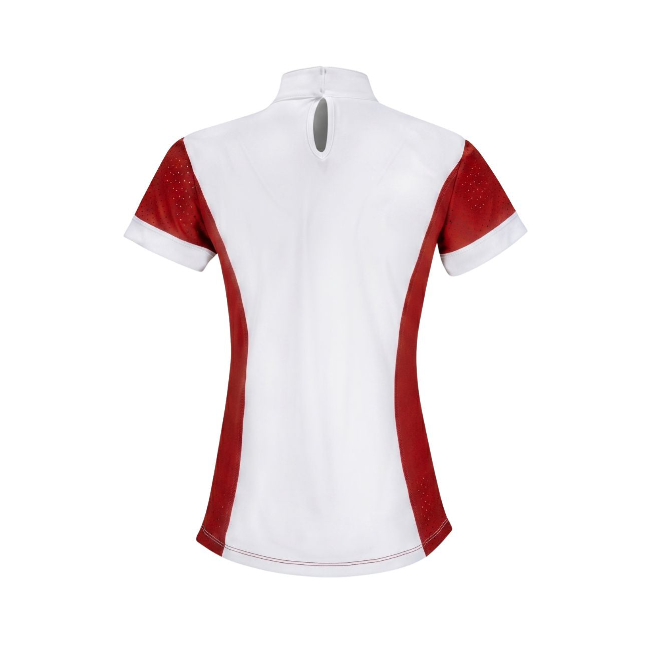 EQUILINE Polo Donna Da Concorso Heather PM-EQ-C94MH00747 167ROSSO FUOCO 