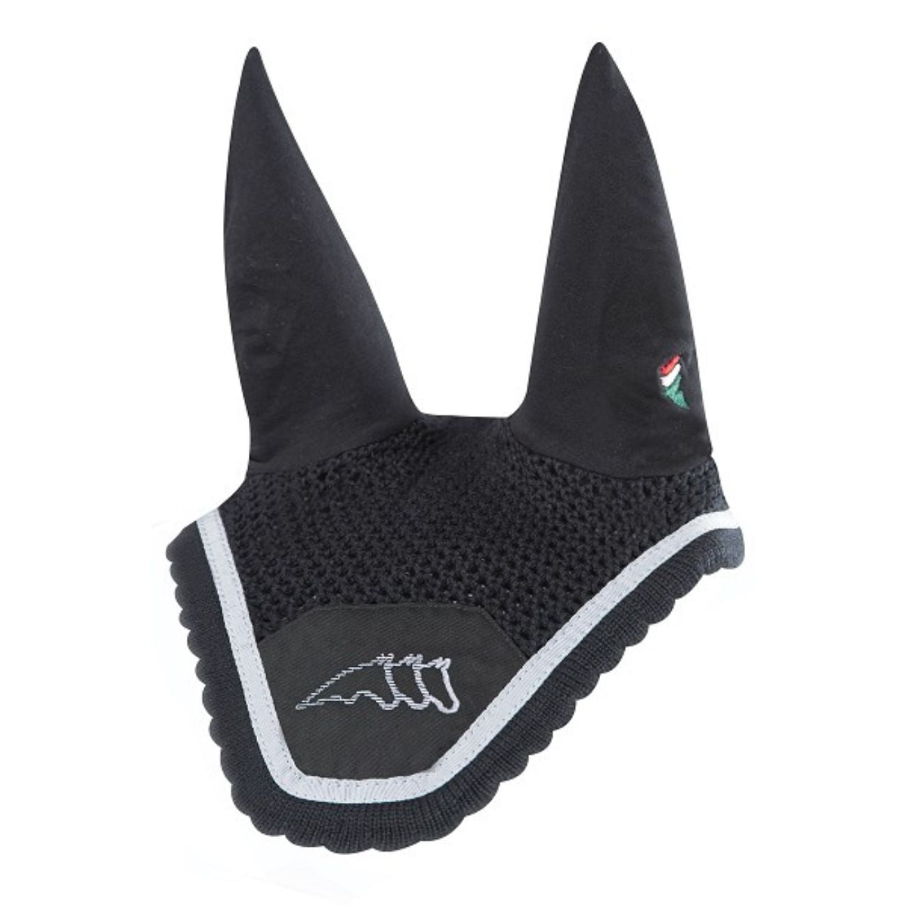 EQUILINE Cuffietta Animosche Con Logo E Profilo A Contrasto PM-EQ-E11172 006BLACK 