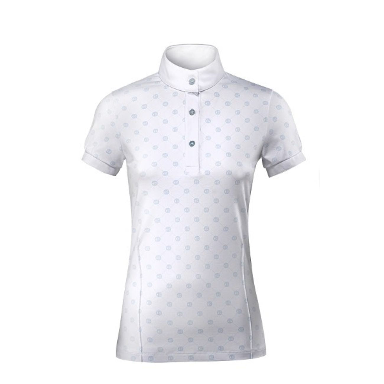 EQUILINE Polo Donna Da Concorso A Manica Corta PM-EQ-H00809 001WHITE 