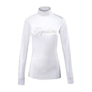 EQUILINE Maglia Donna Con Collo Alto Bianco PM-EQ-H00813 001WHITE 