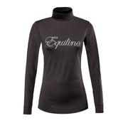 EQUILINE Maglia Donna Con Collo Alto Nero PM-EQ-H00813 006BLACK 