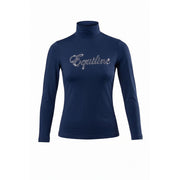EQUILINE Maglia Dolcevita Bambina PM-EQ-H05017 002NAVY 