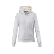 EQUILINE Felpa Donna Full Zip Con Cappuccio Bianco PM-EQ-R09727 001WHITE 
