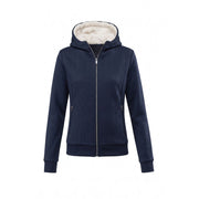 EQUILINE Felpa Donna Full Zip Con Cappuccio Blu PM-EQ-R09727 002NAVY 