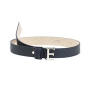 EQUILINE Cintura In Pelle Stampata Blu PM-EQ-T11294 002NAVY 
