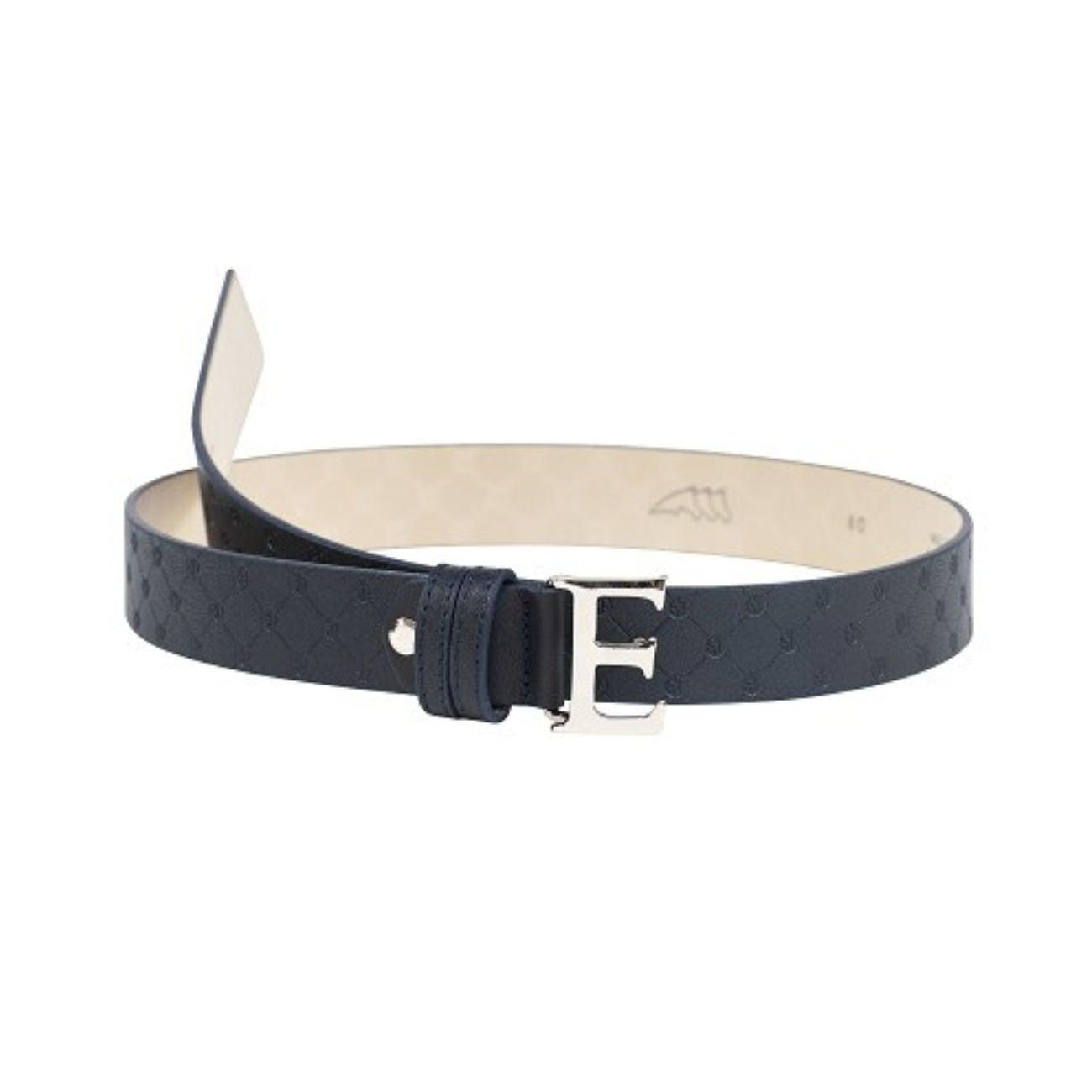 EQUILINE Cintura In Pelle Stampata Blu PM-EQ-T11294 002NAVY 