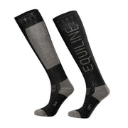 EQUILINE Calze Unisex Contemporary Logo Nero PM-EQ-T11313 006BLACK 