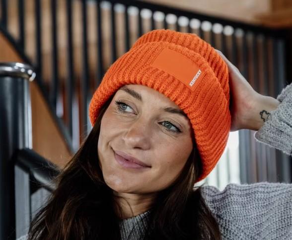 Cappello Beanie Rubber Logo Kentucky Arancione 42716 45ORANGE KENTUCKY 