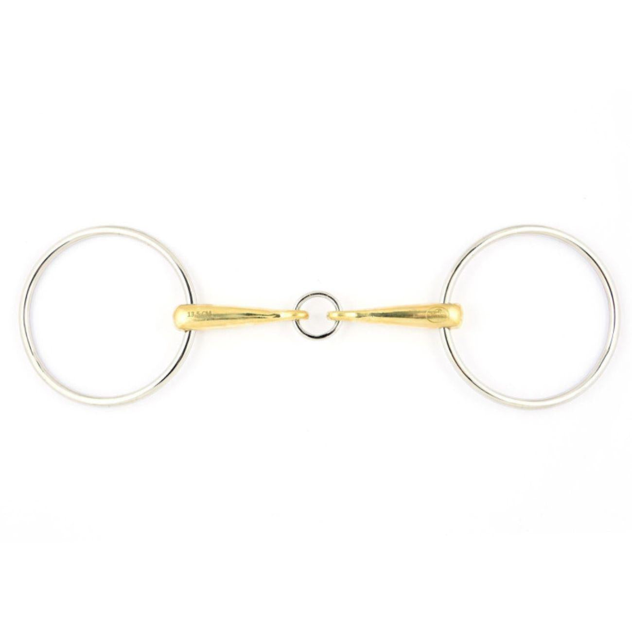 JUMP'IN FILETTO ANELLI SPEZZ. IN 3 C/ANELLO CENTRALE JUMP'IN OTTONE filetti ad anelli 0082 09JU0082 OTTONE JUMP'IN 