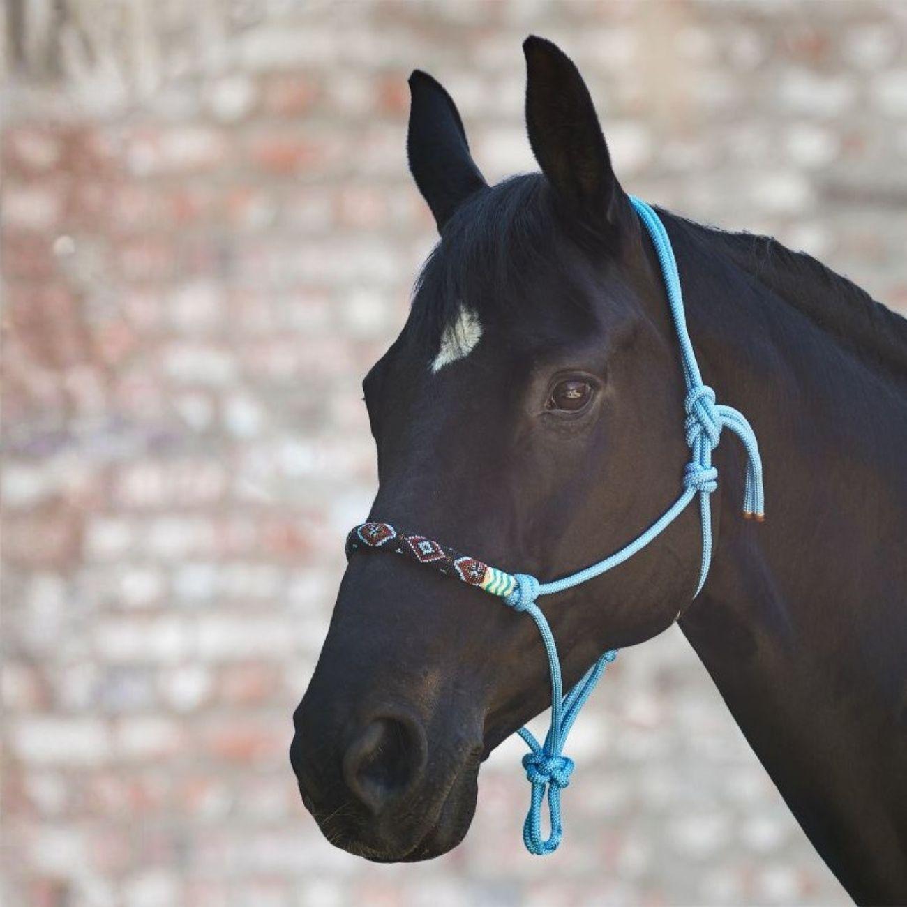 Capezza annodata Con Perle Waldhausen Azzurro 50432 50AZUREBLUE WALDHAUSEN 