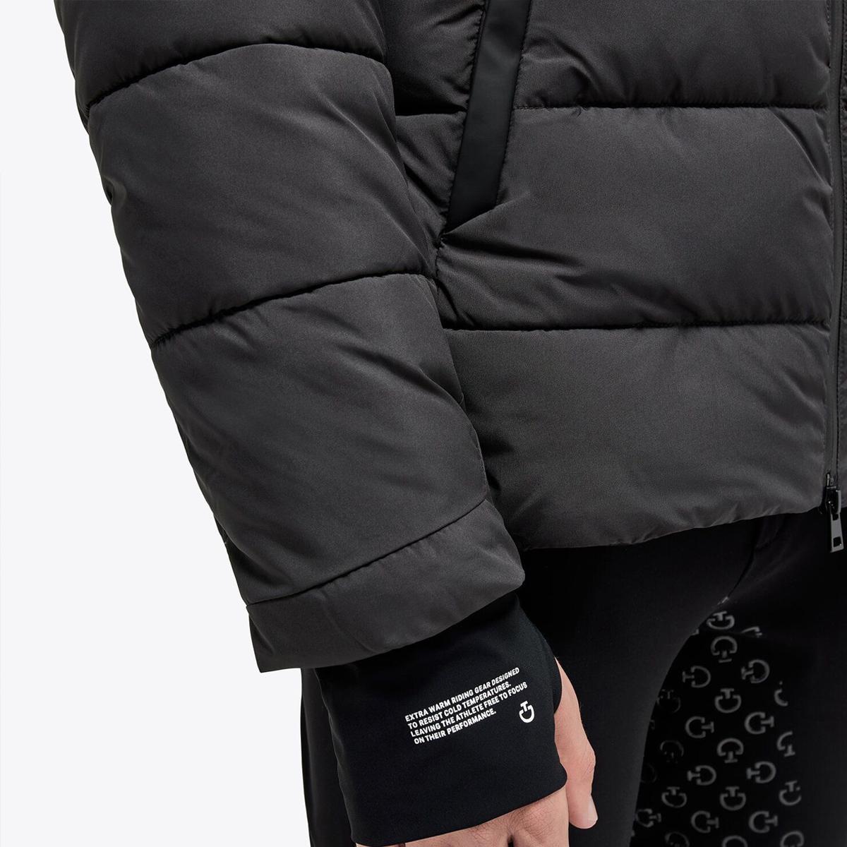 PIUMINO UOMO CON CAPPUCCIO IN NYLON CAVALLERIA TOSCANA 29CT-GIU267NY096 9999BLACK CAVALLERIA TOSCANA 