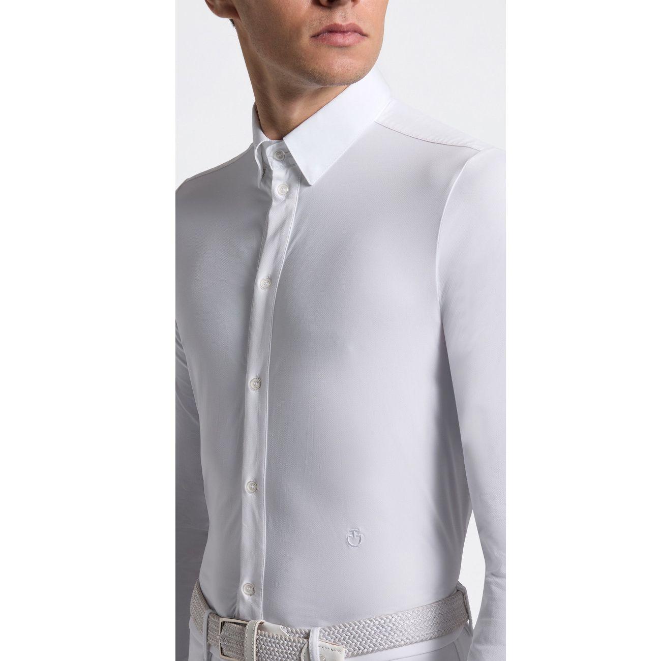 CAVALLERIA TOSCANA Camicia Uomo Da Concorso Guilbert CAU010JE254 BIANCO 