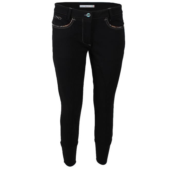 ANIMO Napen Nero Pantaloni Da Equitazione 12AMNAPEN 01NERO ANIMO 