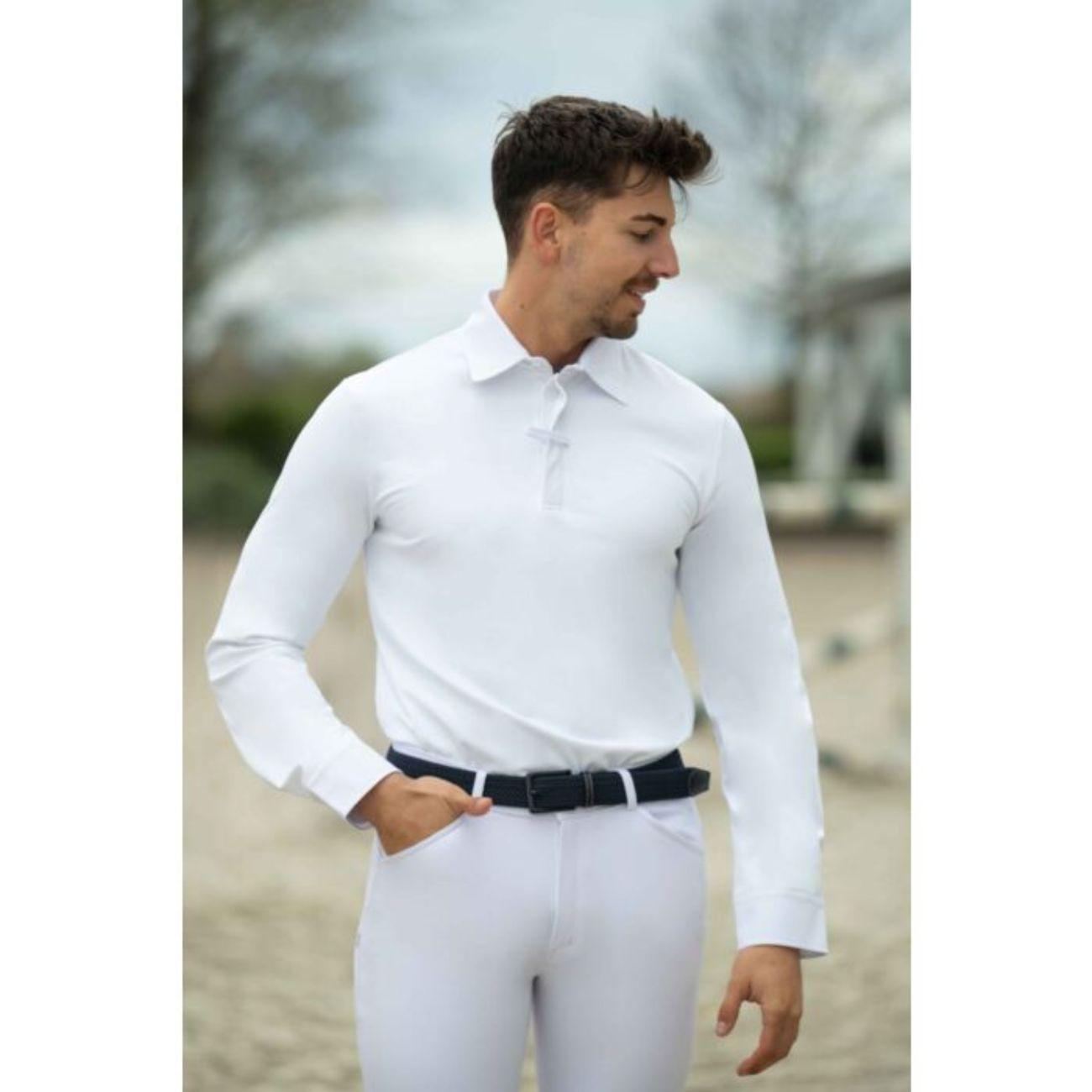 Polo Da Concorso Da Uomo Davie HKM 14855 1200WHITE HKM SPORT EQUIPMENT 