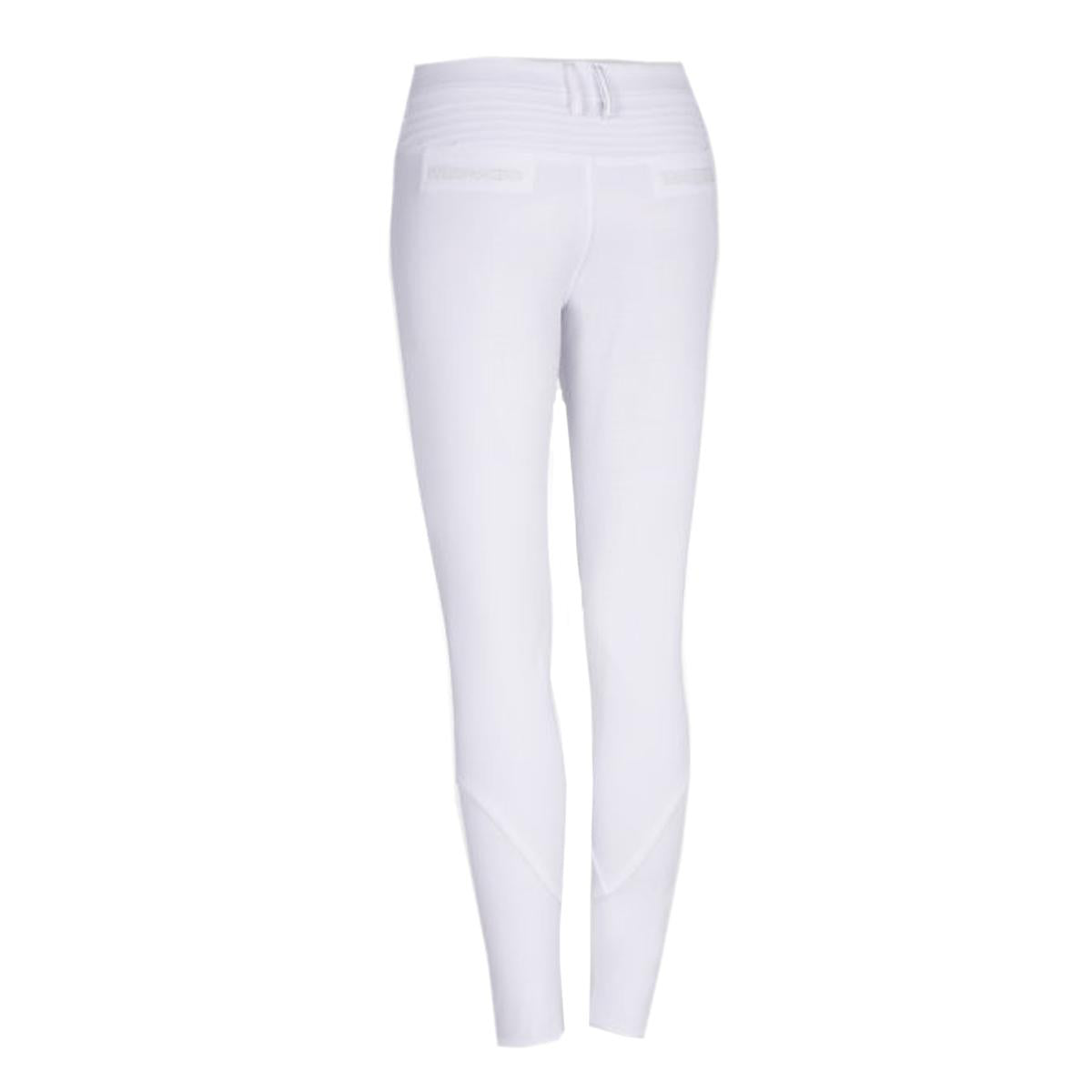 Pantaloni Da Equitazione Da Donna Samshield Bianco 09SS-DIANE WHITE SAMSHIELD 