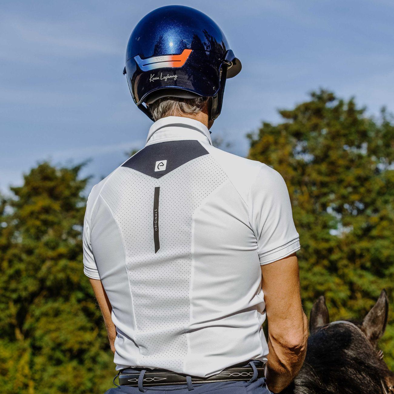 Polo Da Concorso Da Uomo Chris Equitheme 962089 WHITE EQUITHEME 