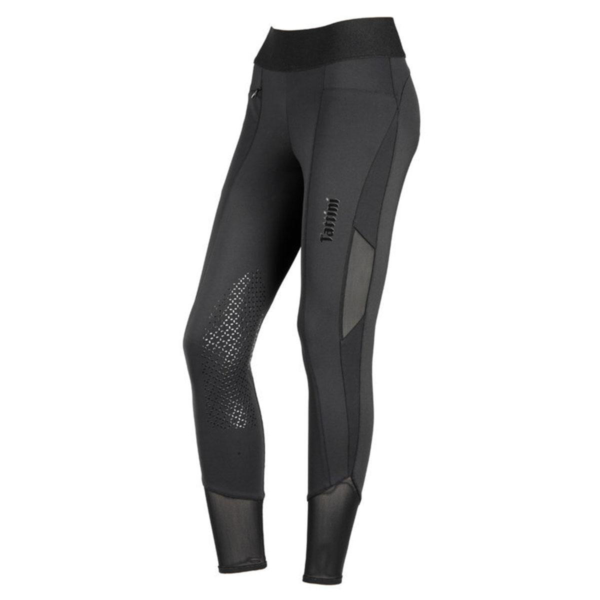 LEGGINGS DONNA GRIP AL GINOCCHIO CALENDULA 30TA-0215699 NERO TATTINI 