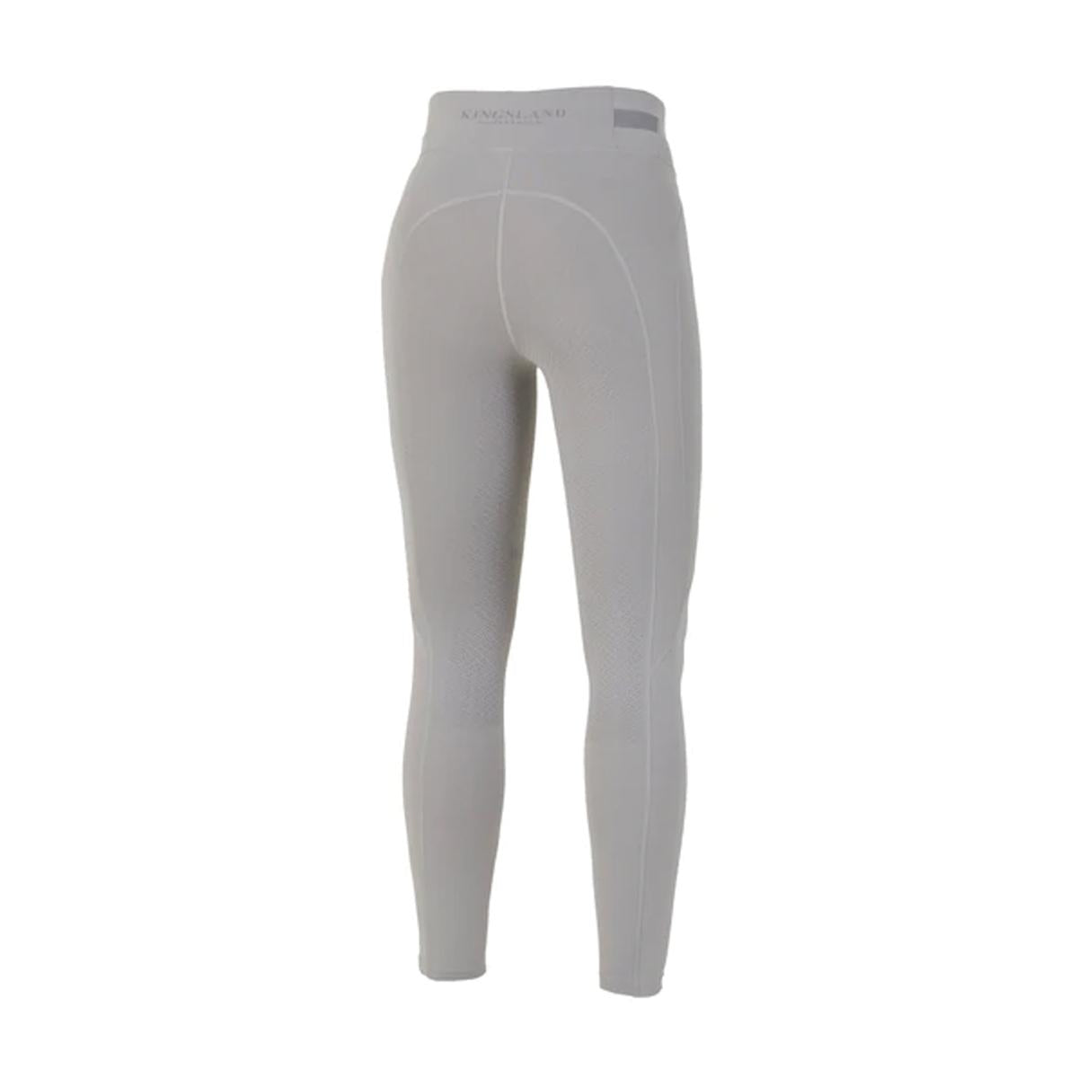 LEGGINS DONNA DA EQUITAZIONE VITA ALTA CON ZIP FULL GRIP MOD.KLKALENA 09KING-2216246330 553GREY SLEET KINGSLAND 
