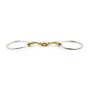 JUMP'IN FILETTO AD ANELLI FRENCH MOUTH SPEZZATO IN 3 JUMP'IN OTTONE filetti ad anelli 0006 09JU0006 OTTONE JUMP'IN 