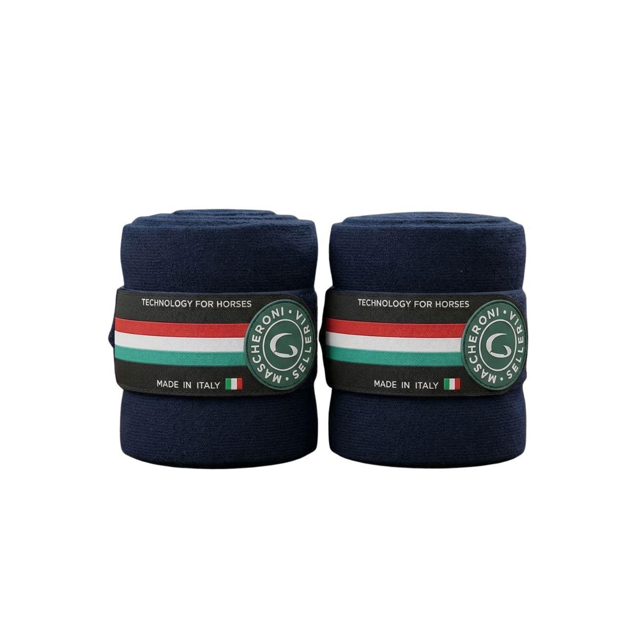 Fasce Da Lavoro In Pile Con  Mezzo Elastico Mascheroni Blu 09MAFASCEDALAVORO BLU MASCHERONI SELLERIA 