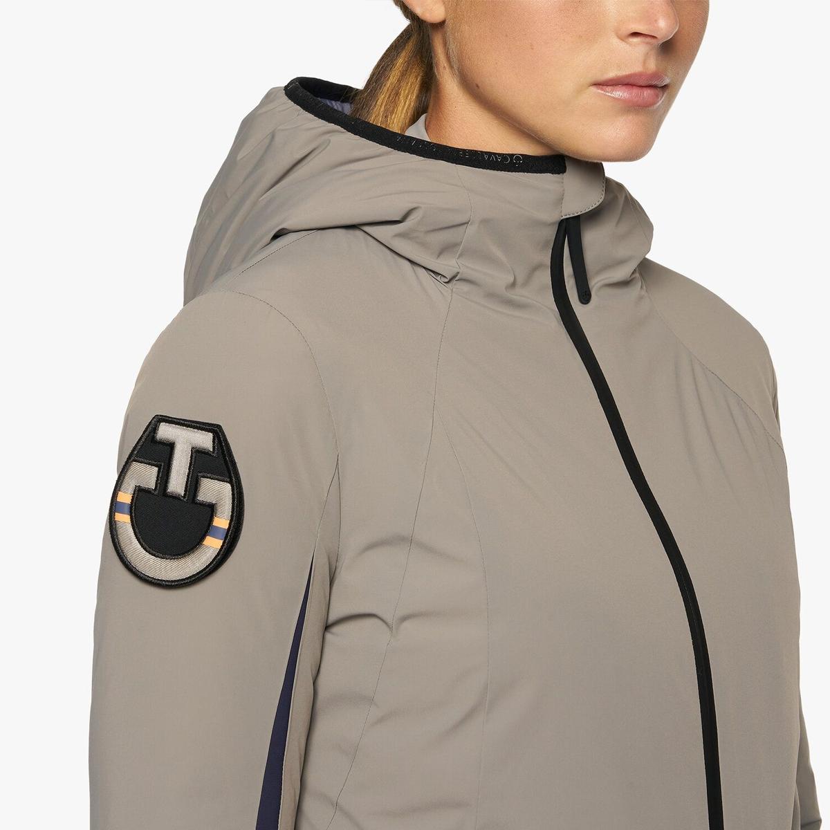 PIUMINO Woman in NYLON STRETCH CAVALERIA TOSCANA 28CT-GID265NY093 8C00MEDIUM GREY CAVALLERIA TOSCANA