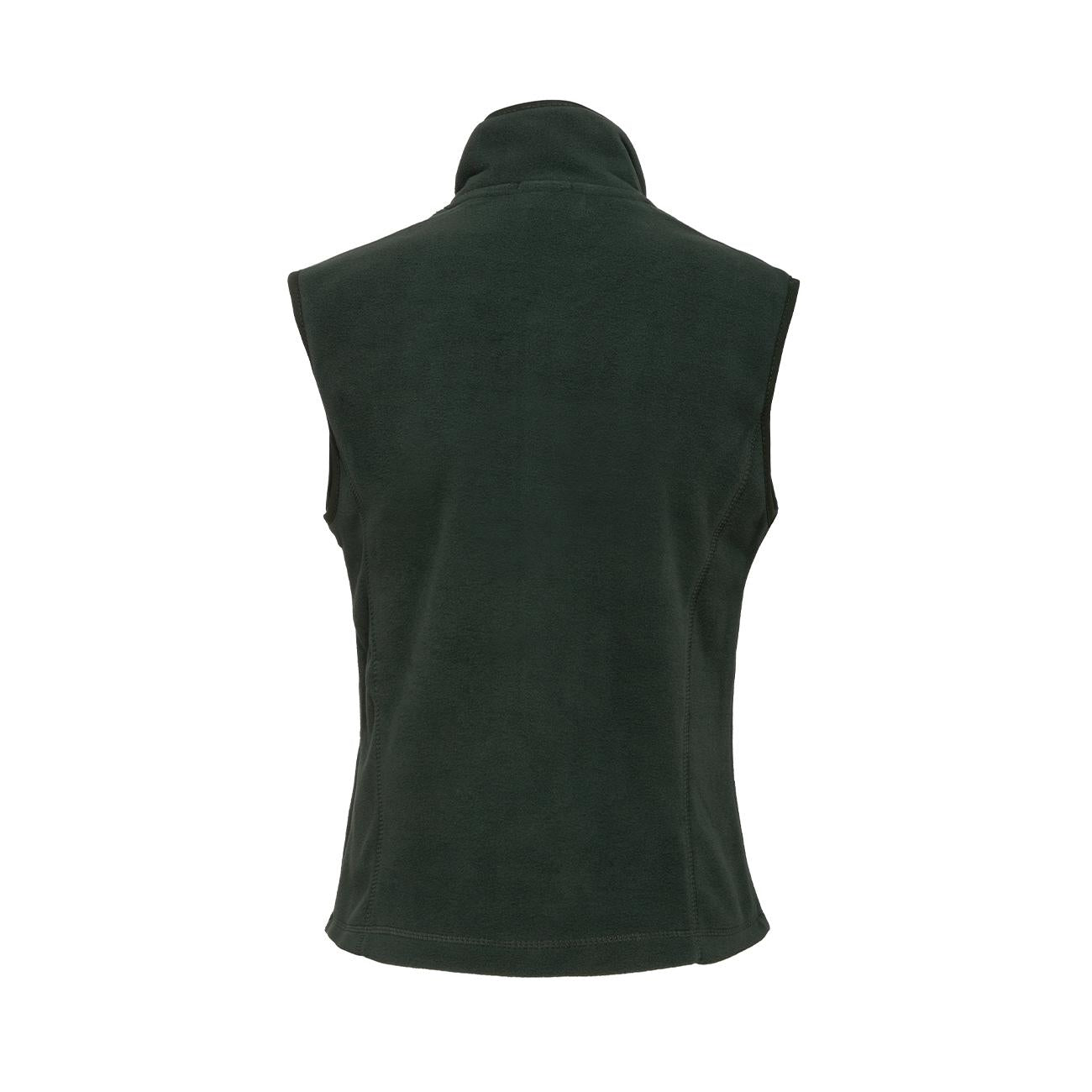 GILET IN MICROPILE DONNA FULL ZIP 09EH-906 FOREST GREEN EQUINE HORSE 