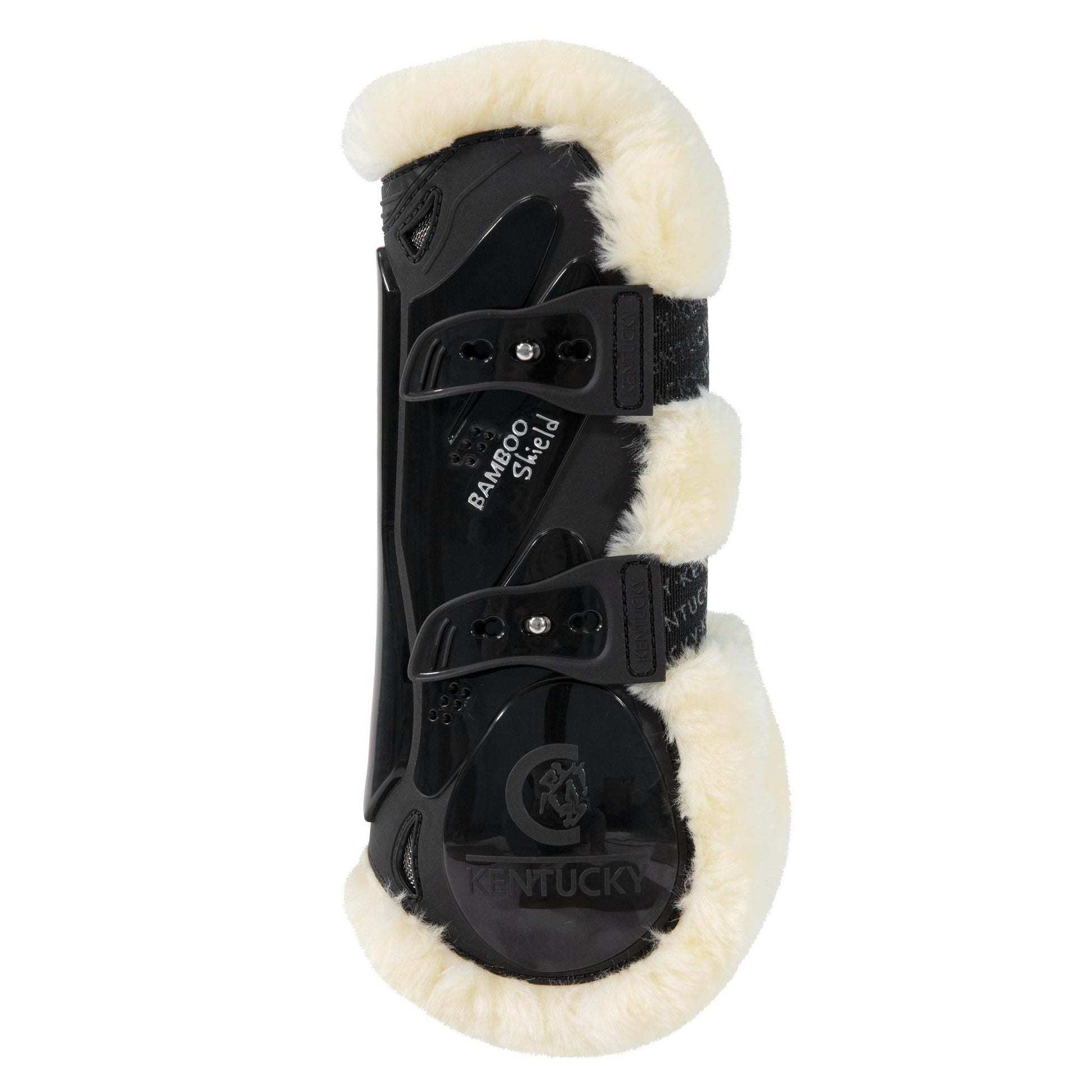 Stinchiere Vegan Sheepskin Tendon Boots Bamboo Elastic Kentucky Nero 88102 01BLACK KENTUCKY 