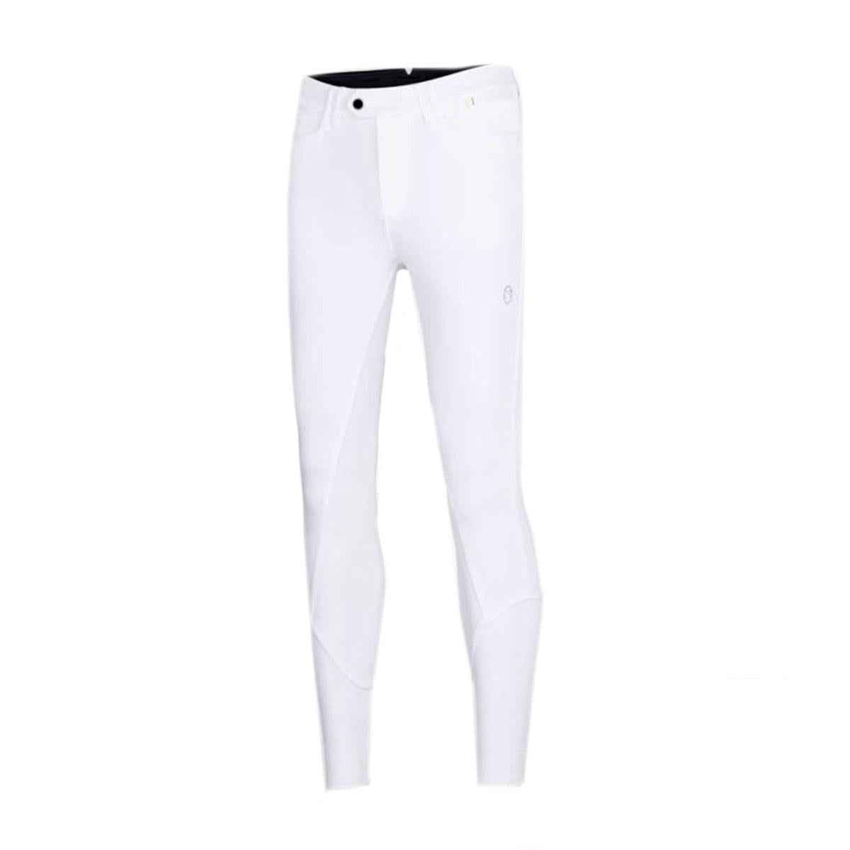 PANTALONE DA EQUITAZIONE UOMO MOD.MARCEAU MATT CON GRIP 09SS-MARCEAUMATT WHITE SAMSHIELD