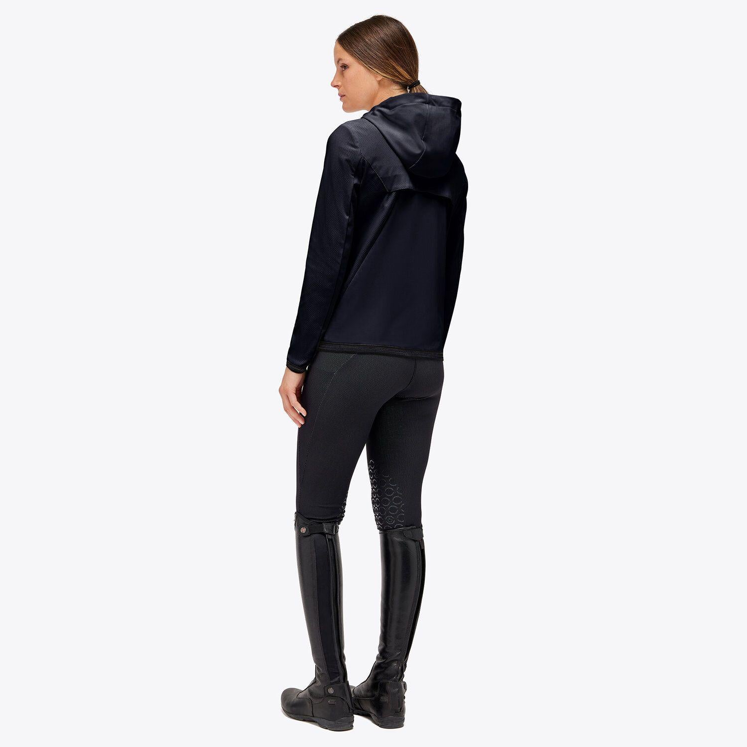 SOFTSHELL DONNA CAPPUCCIO E CERNIERA CAVALELRIA TOSCANA 30CT-GID281JE175 7901 NAVY CAVALLERIA TOSCANA 