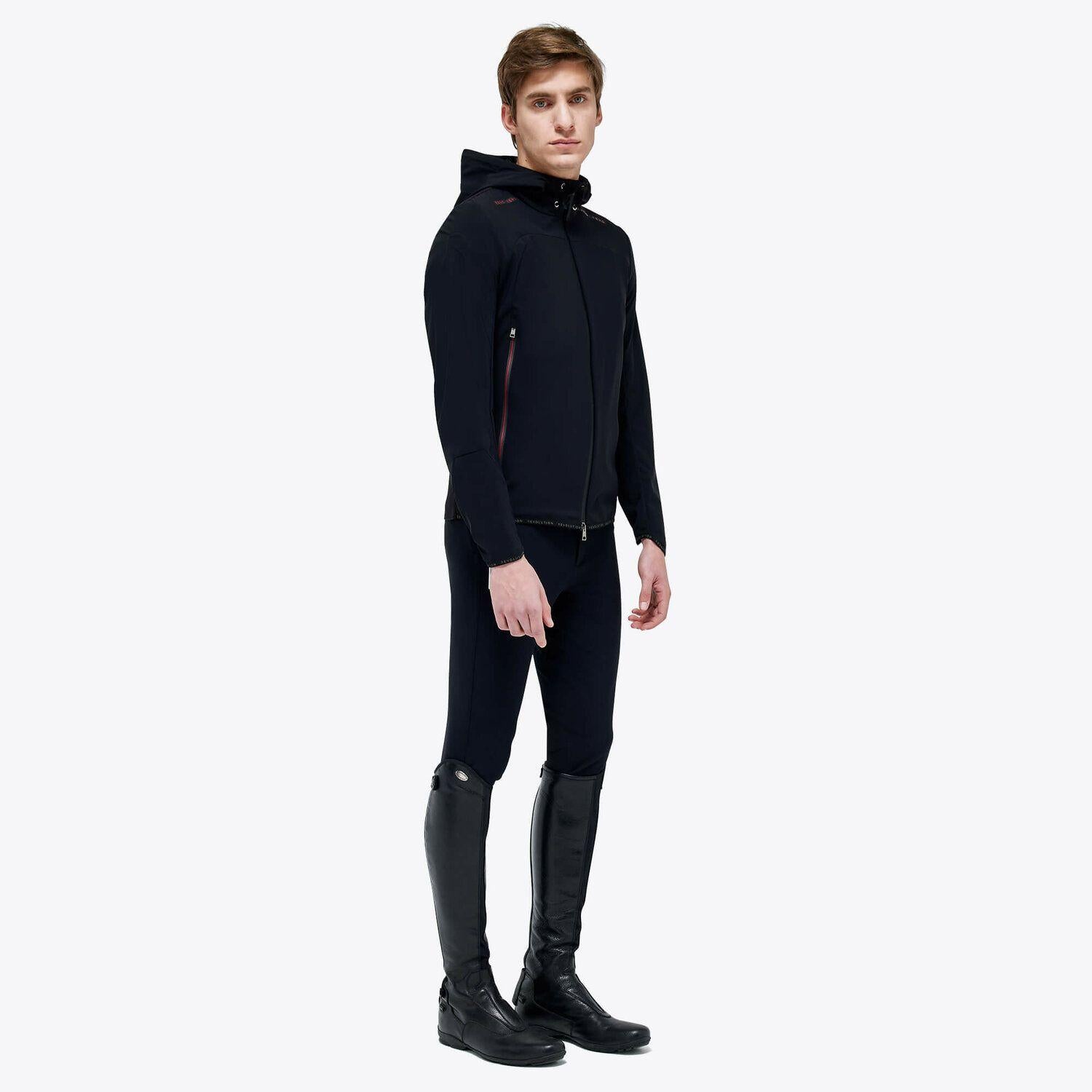 SOFTSHELL UOMO R-EVO CAVALLERIA TOSCANA 30CT-GIU274JC034 9999 BLACK CAVALLERIA TOSCANA 