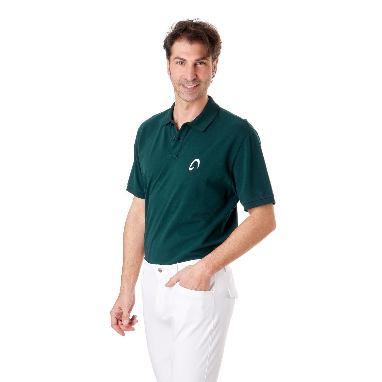 Polo Uomo Piquet Mascheroni POLOU0025 VERDE SCURO MASCHERONI SELLERIA 